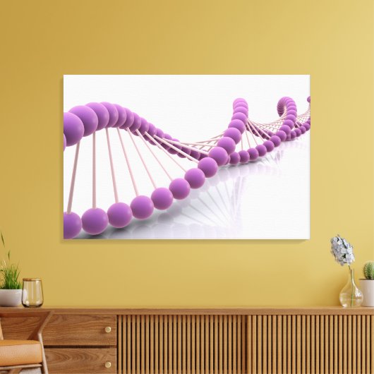 Conceptual Image of DNA 4 Leinwanddruck (Insitu (Wohnzimmer))