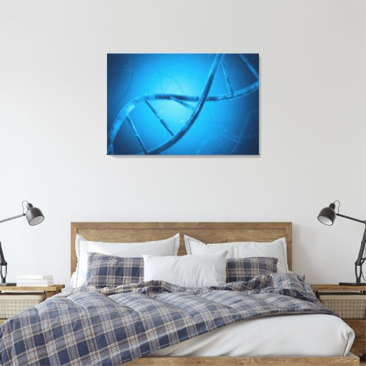 Conceptual Image of DNA 6 Leinwanddruck (Insitu (Schlafzimmer))