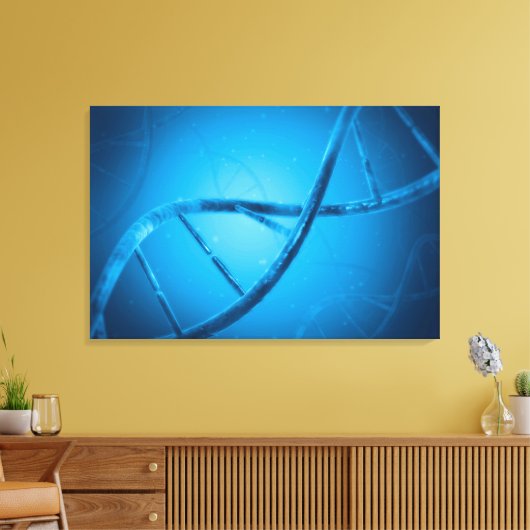 Conceptual Image of DNA 6 Leinwanddruck (Insitu (Wohnzimmer))
