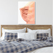 Conceptual Image of Female Breast Anatomy 2 Leinwanddruck (Insitu (Schlafzimmer))