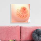 Conceptual Image of Female Breast Anatomy 3 Leinwanddruck (Insitu (Wohnzimmer))