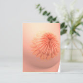 Conceptual Image of Female Breast Anatomy 3 Postkarte (Stehend Vorderseite)