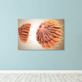 Conceptual Image of Female Brust Anatomy 8 Leinwanddruck (Insitu (Holzboden))