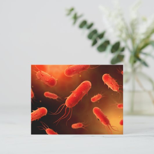 Conceptual Image of Flagellat Bacterium 1 Postkarte (Stehend Vorderseite)