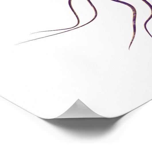 Conceptual Image of Flagellate Bacterium 2 Poster (Ecke)