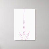 Conceptual Image of Human Backbone 2 Leinwanddruck (Vorderseite)