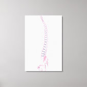 Conceptual Image of Human Backbone 3 Leinwanddruck (Vorderseite)