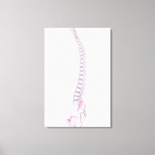Conceptual Image of Human Backbone 3 Leinwanddruck