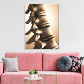 Conceptual Image of Human Backbone 4 Leinwanddruck (Insitu (Wohnzimmer))