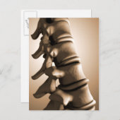 Conceptual Image of Human Backbone 4 Postkarte (Vorne/Hinten)