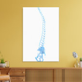 Conceptual Image of Human Backbone 5 Leinwanddruck (Insitu (Wohnzimmer))