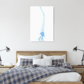 Conceptual Image of Human Backbone 5 Leinwanddruck (Insitu (Schlafzimmer))