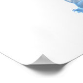 Conceptual Image of Human Backbone 5 Poster (Ecke)