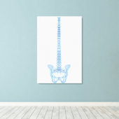 Conceptual Image of Human Backbone 6 Leinwanddruck (Insitu (Holzboden))