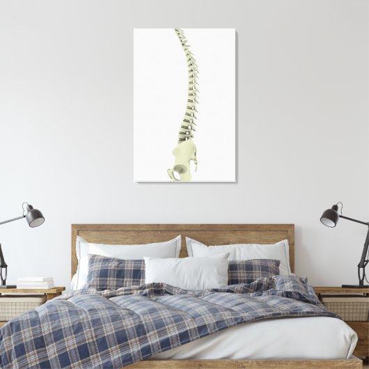 Conceptual Image of Human Backbone 7 Leinwanddruck (Insitu (Schlafzimmer))