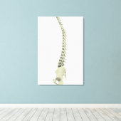 Conceptual Image of Human Backbone 7 Leinwanddruck (Insitu (Holzboden))