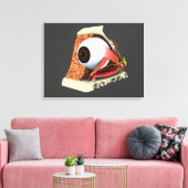 Conceptual Image of Human Eye Anatomy 1 Leinwanddruck (Insitu (Wohnzimmer))