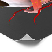 Conceptual Image of Human Eye Anatomy 2 Poster (Ecke)