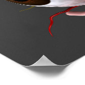 Conceptual Image of Human Eye Anatomy 5 Poster (Ecke)