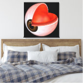 Conceptual Image of Human Eye Anatomy 8 Leinwanddruck (Insitu (Schlafzimmer))