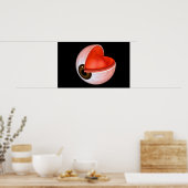 Conceptual Image of Human Eye Anatomy 8 Poster (Küche)