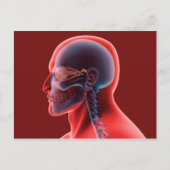 Conceptual Image of Human Eye and Skull Postkarte (Vorderseite)