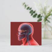 Conceptual Image of Human Eye and Skull Postkarte (Stehend Vorderseite)
