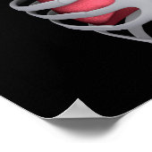 Conceptual Image of Human Lungs and Rib Cage 1 Poster (Ecke)