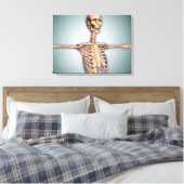 Conceptual Image of Human Rib Cage and Spinal Leinwanddruck (Insitu (Schlafzimmer))