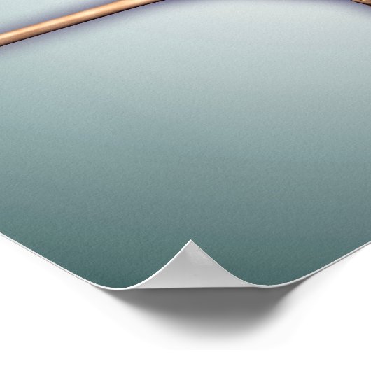 Conceptual Image of Human Rib Cage and Spinal Poster (Ecke)