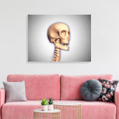 Conceptual Image of Human Skull & Spinal Cord 2 Leinwanddruck (Insitu (Wohnzimmer))