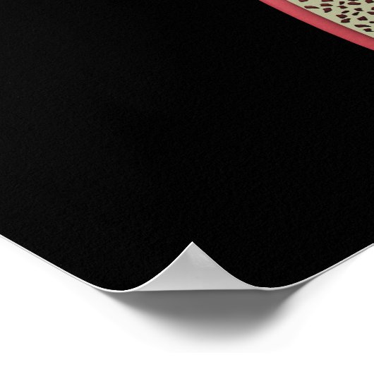 Conceptual Image of Human Tooth 1 Poster (Ecke)