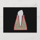 Conceptual Image of Human Tooth 1 Postkarte (Vorderseite)