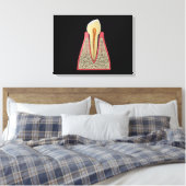 Conceptual Image of Human Tooth 2 Leinwanddruck (Insitu (Schlafzimmer))