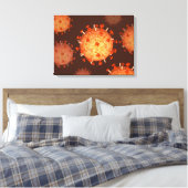 Conceptual Image of Influenza Causing Grippe 2 Leinwanddruck (Insitu (Schlafzimmer))