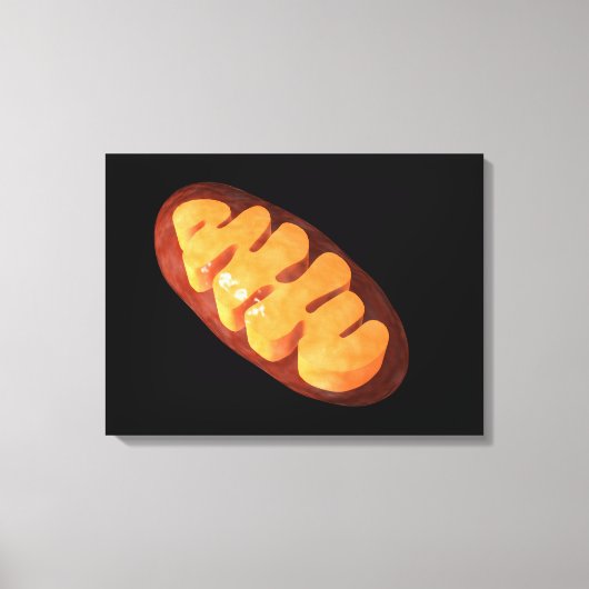 Conceptual Image of Mitochondria 1 Leinwanddruck (Vorderseite)