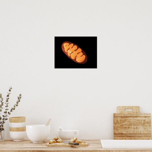 Conceptual Image of Mitochondria 1 Poster (Küche)