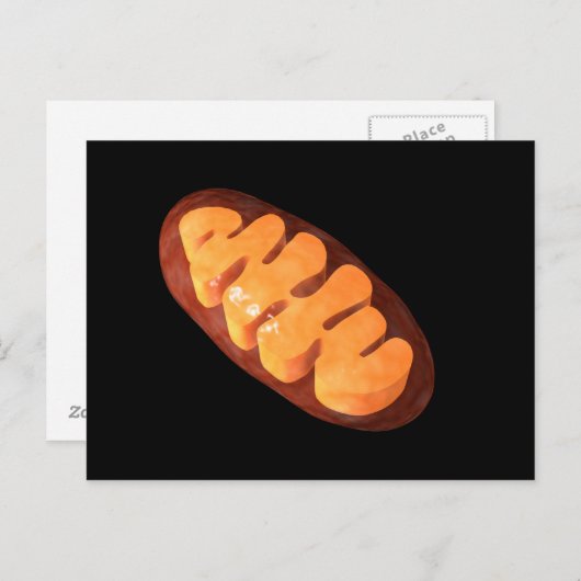 Conceptual Image of Mitochondria 1 Postkarte (Vorne/Hinten)