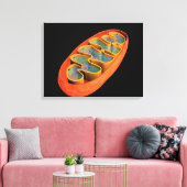 Conceptual Image of Mitochondria 3 Leinwanddruck (Insitu (Wohnzimmer))