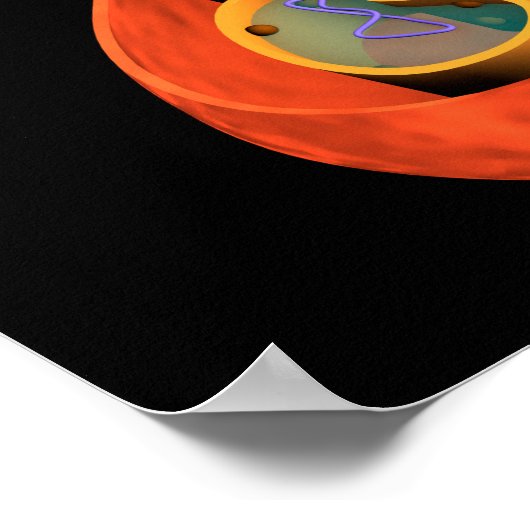 Conceptual Image of Mitochondria 3 Poster (Ecke)