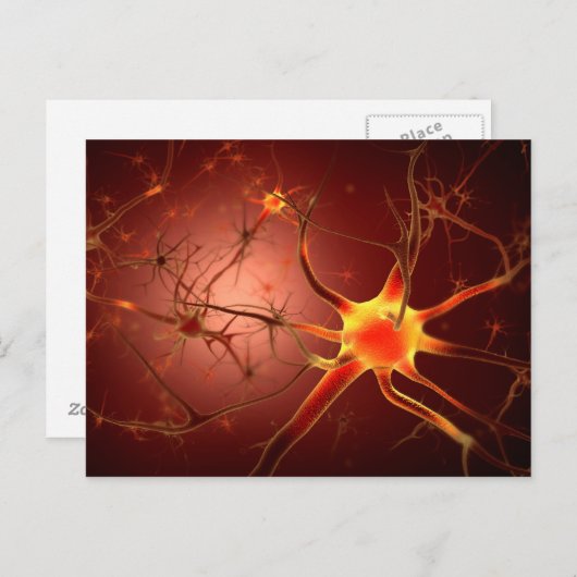 Conceptual Image Of Neuron 1 Postkarte (Vorne/Hinten)