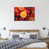 Conceptual Image of Plasmodium causing Malaria 2 Leinwanddruck (Insitu (Schlafzimmer))