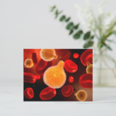 Conceptual Image of Plasmodium causing Malaria 2 Postkarte (Stehend Vorderseite)