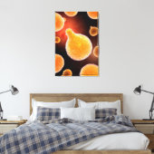 Conceptual Image of Plasmodium causing Malaria 3 Leinwanddruck (Insitu (Schlafzimmer))