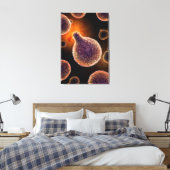 Conceptual Image of Plasmodium causing Malaria 4 Leinwanddruck (Insitu (Schlafzimmer))