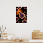 Conceptual Image of Plasmodium causing Malaria 4 Poster (Küche)