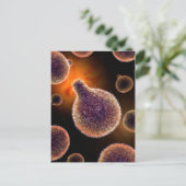 Conceptual Image of Plasmodium causing Malaria 4 Postkarte (Stehend Vorderseite)