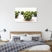 Conceptual Image of Polyomavirus Leinwanddruck (Insitu (Schlafzimmer))