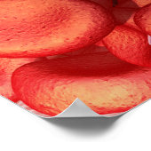 Conceptual Image of Red Blood Cells 2 Poster (Ecke)