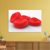 Conceptual Image of Red Blood Cells Leinwanddruck (Insitu (Wohnzimmer))
